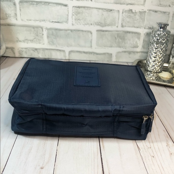 Travel Season Toiletry Travel Bag in Navy or Teal - Picture 16 of 16